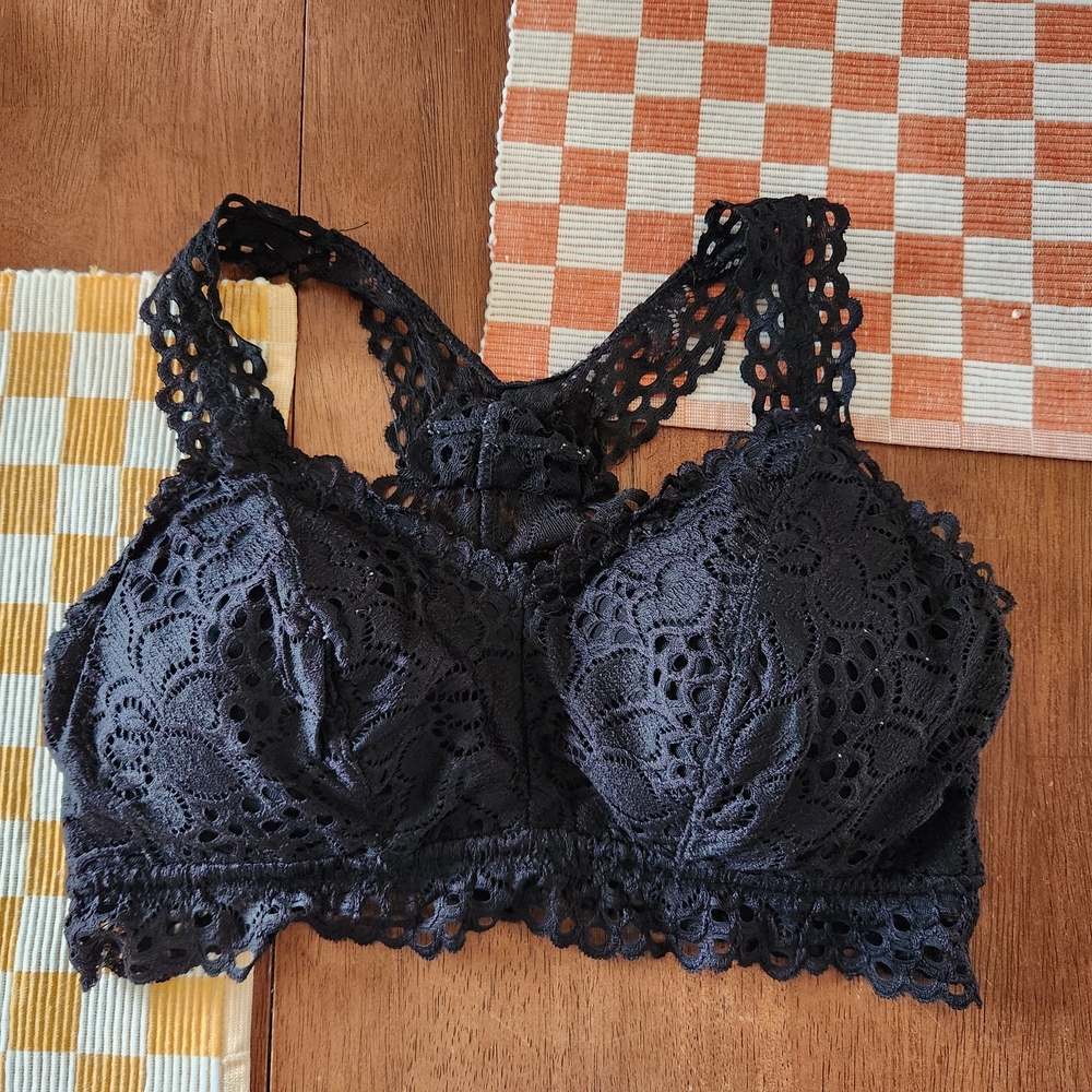 Maurices Black Lace Full Coverage Bra